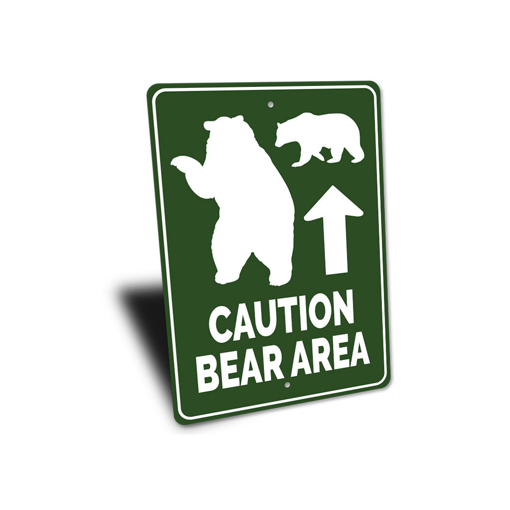 Bear Area Caution Sign