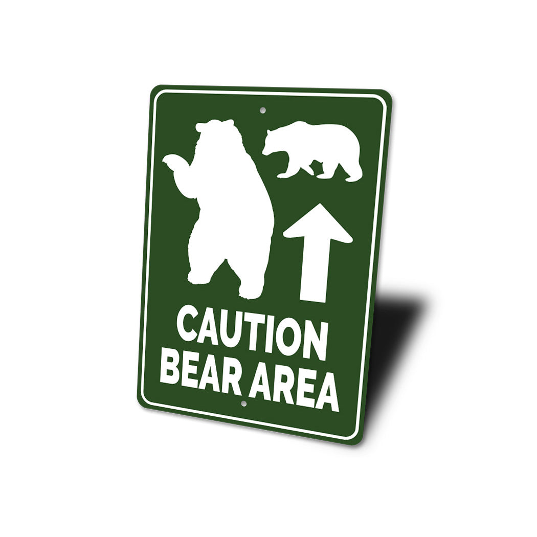 Bear Area Caution Sign