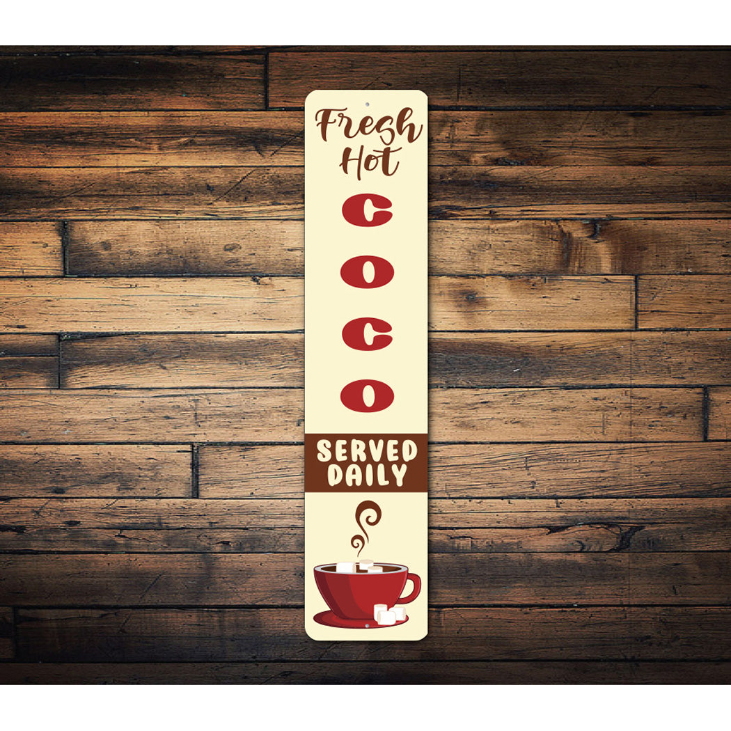 Fresh Hot Coco Sign