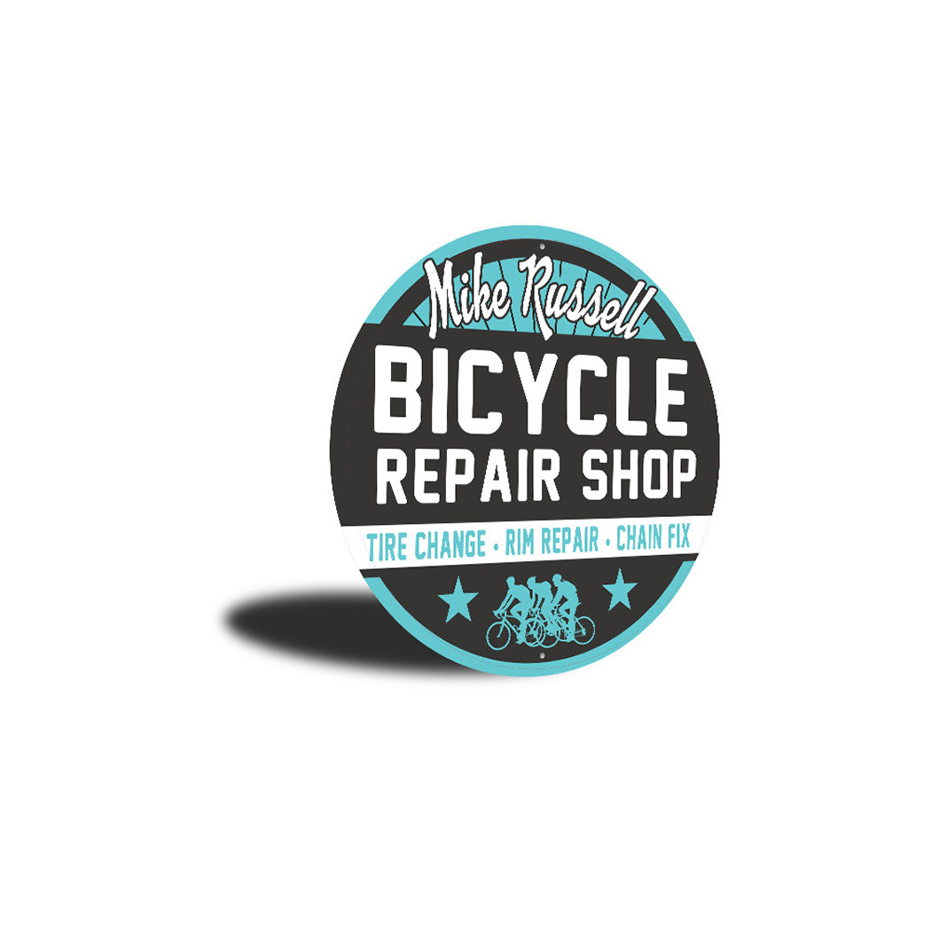 Custom Bike Repair Shop Sign