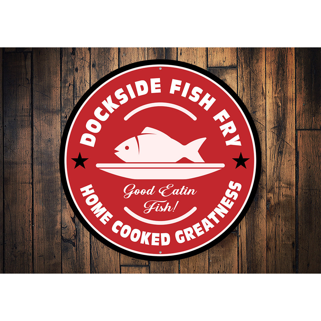 Custom Fish Fry Name Sign