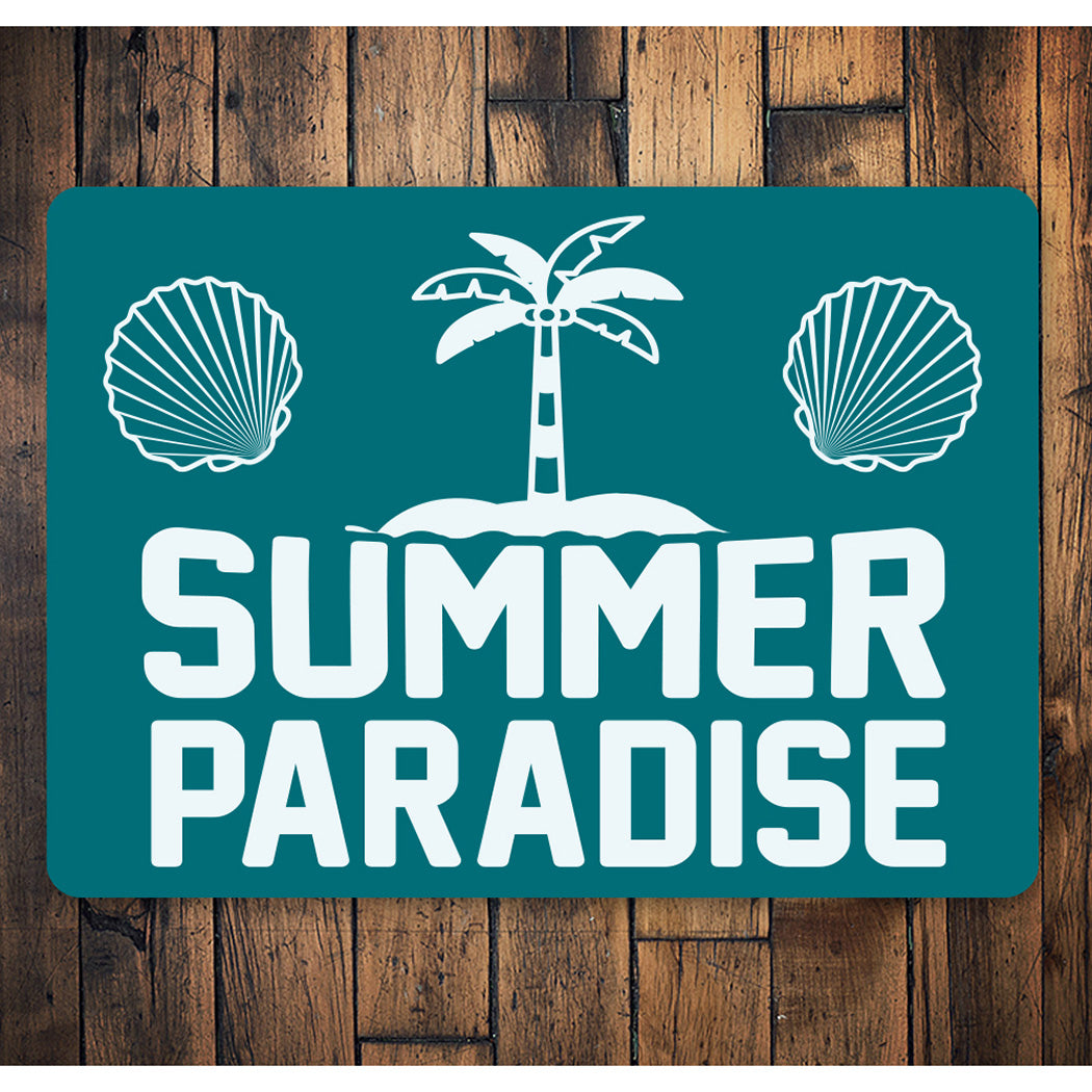 Summer Paradise Place Sign