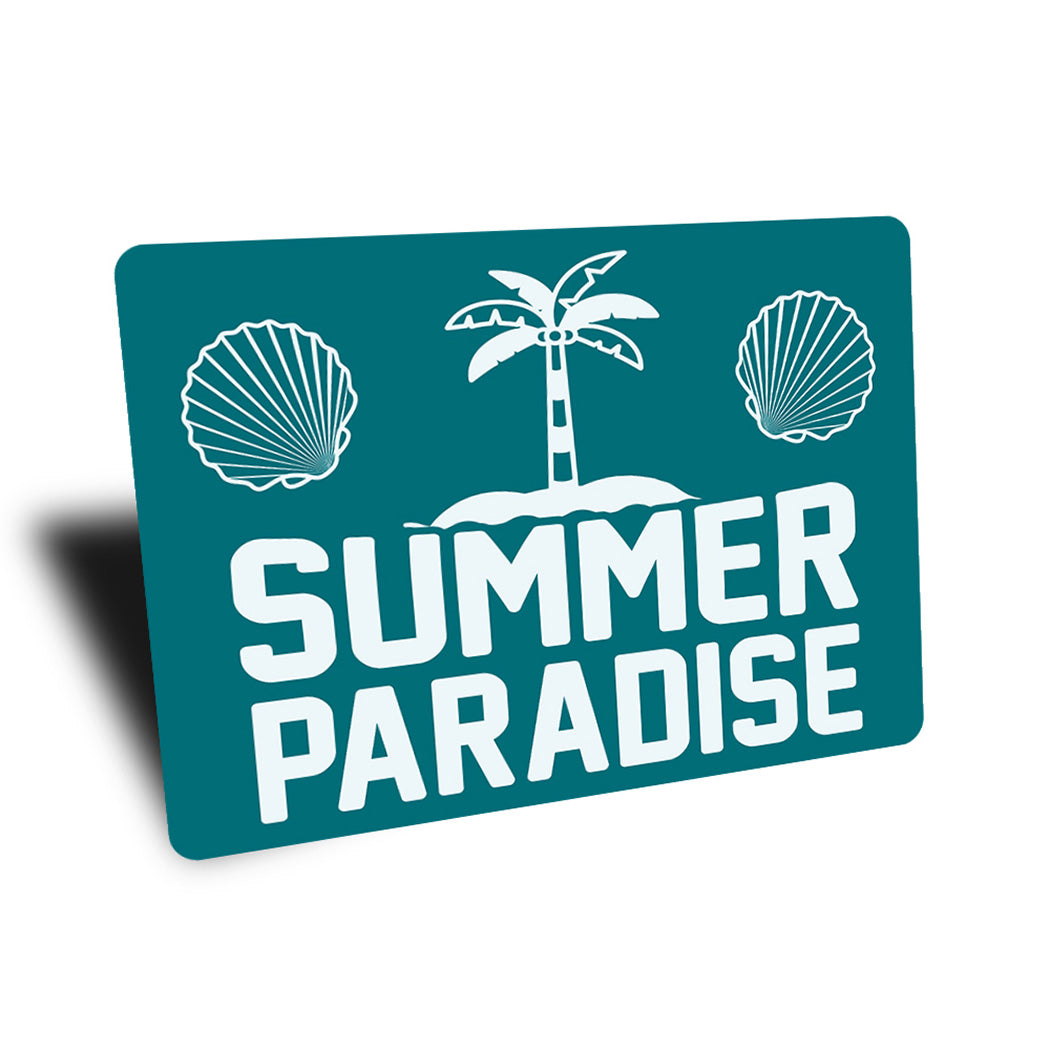 Summer Paradise Place Sign
