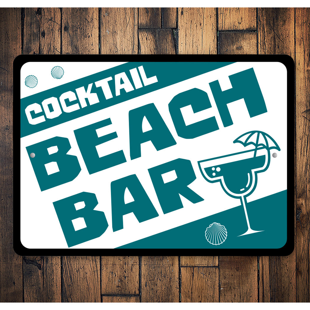 Cocktail Beach Bar Sign