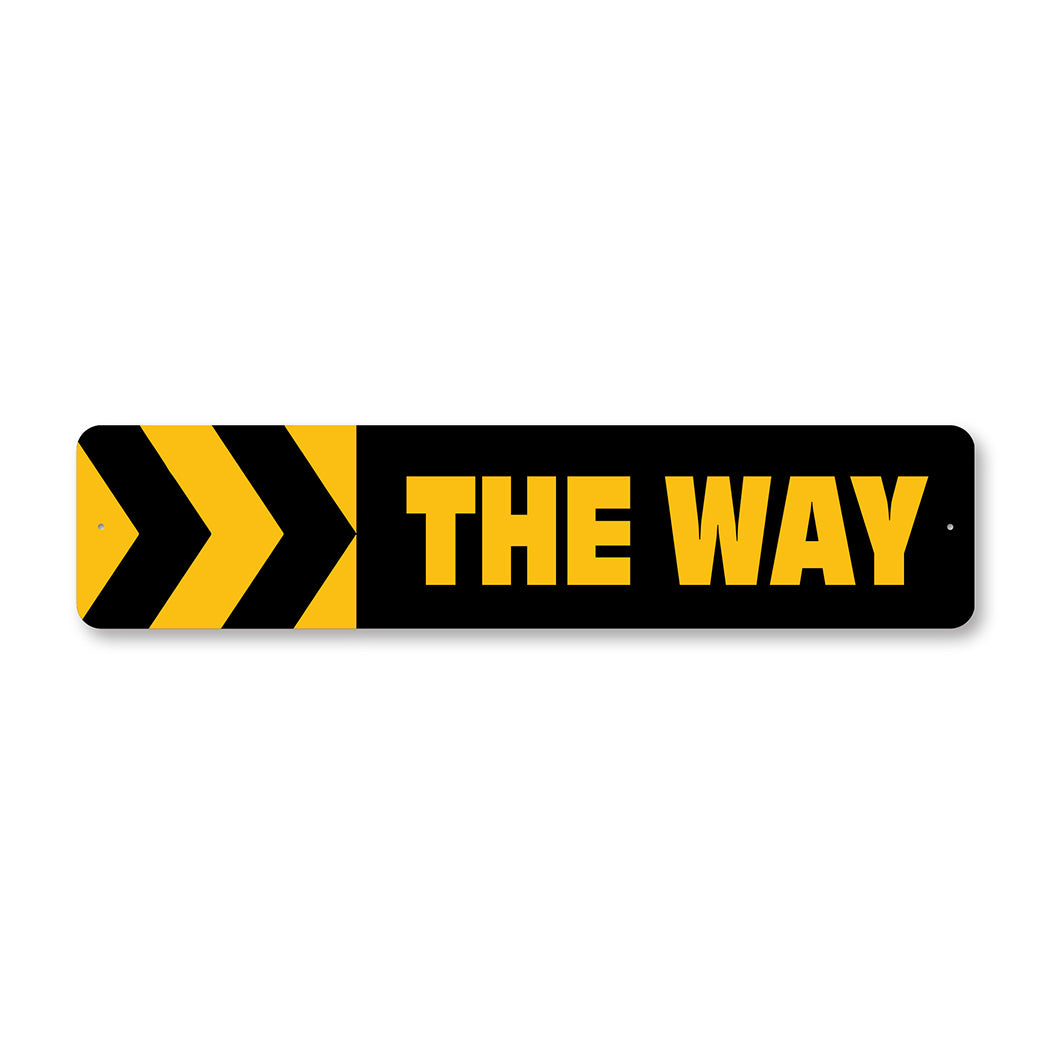This Way Directional Sign