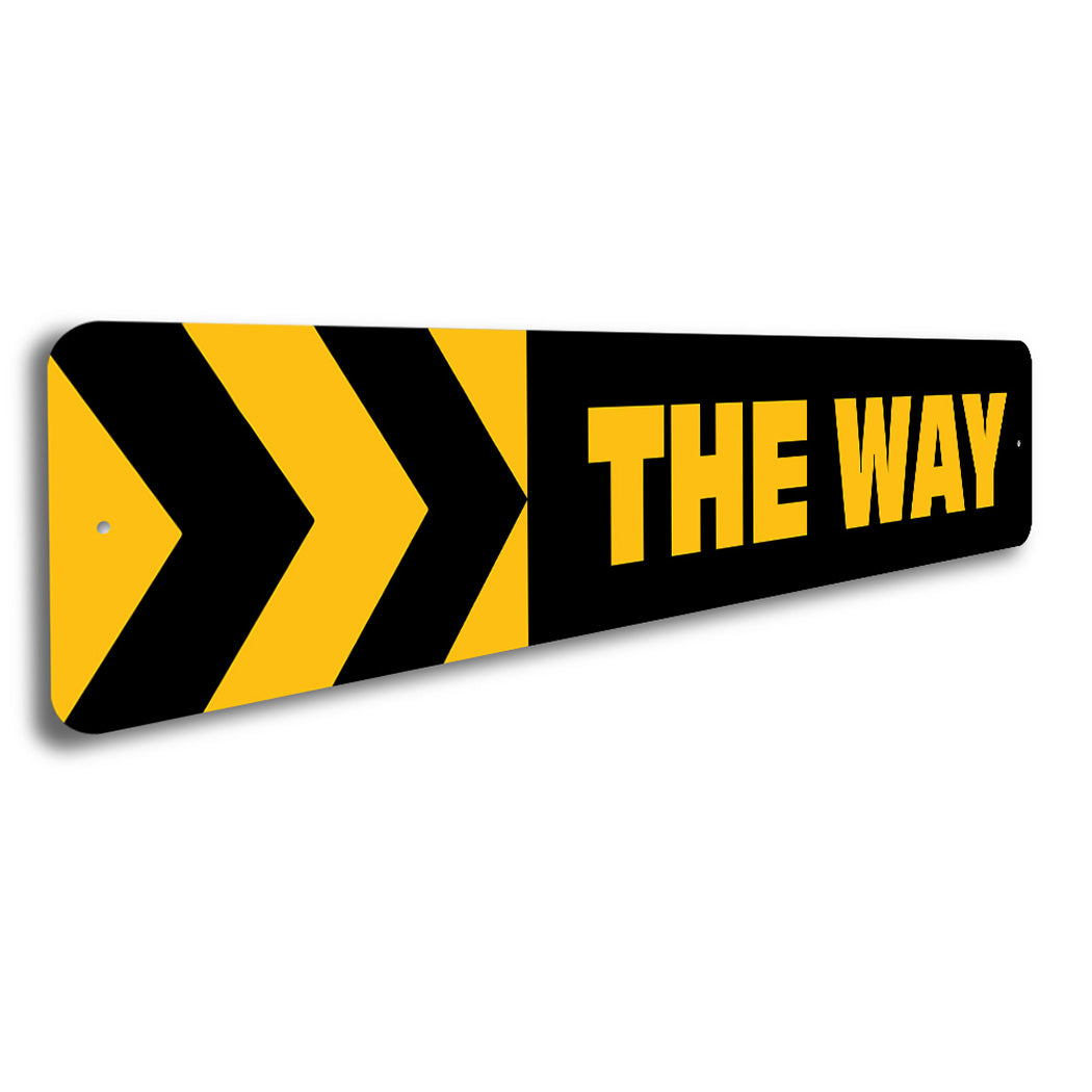 This Way Directional Sign