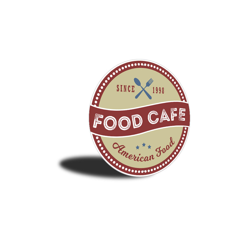 Old Fashioned Food Cafe Sign