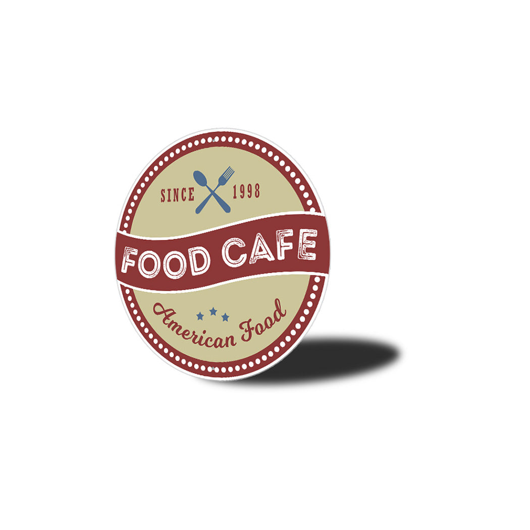 Old Fashioned Food Cafe Sign