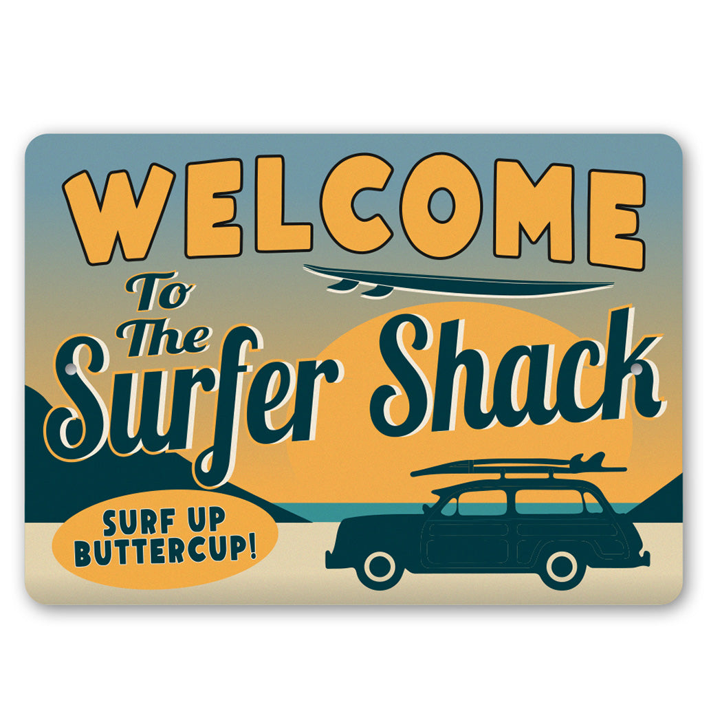 Retro Surf Shack Sign