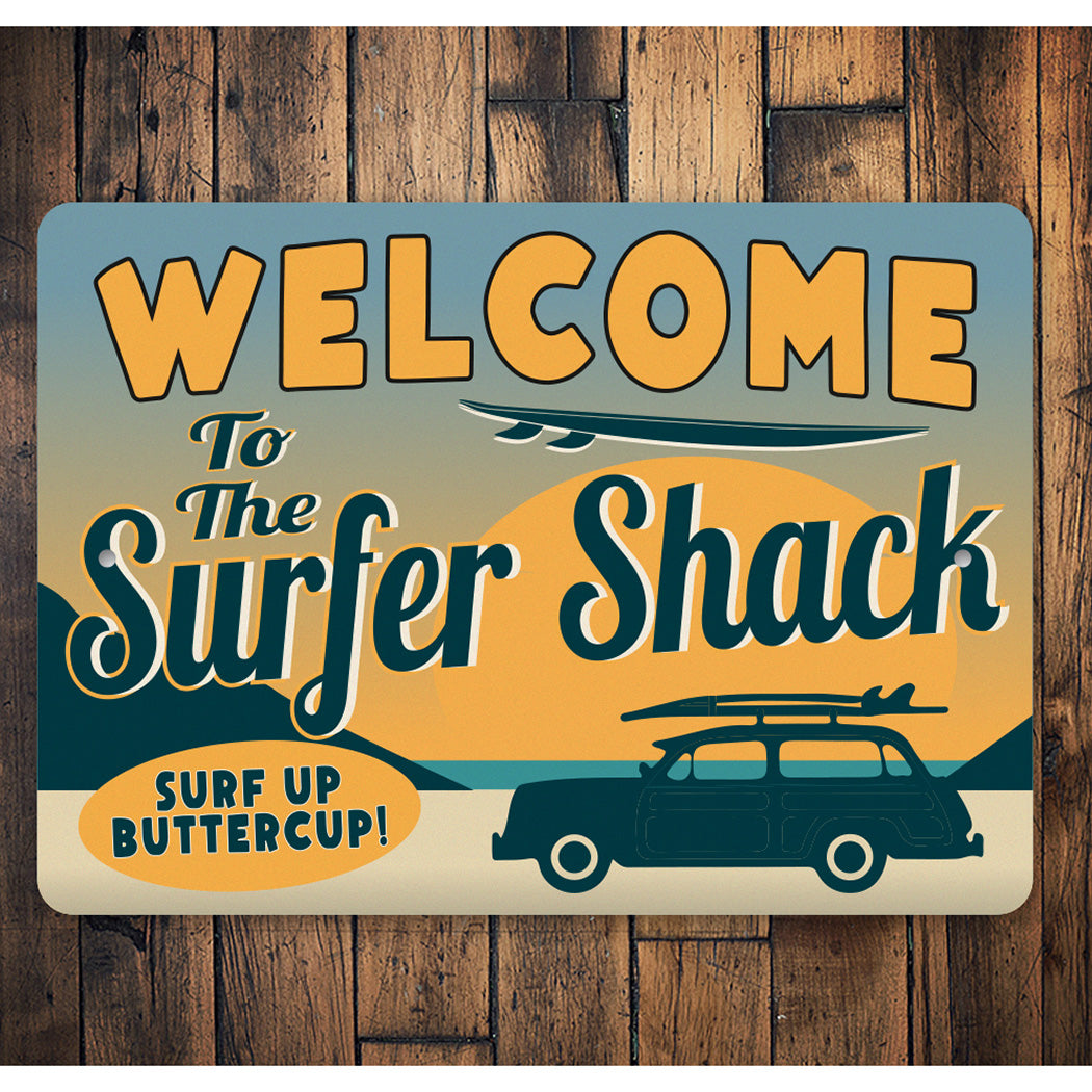 Retro Surf Shack Sign