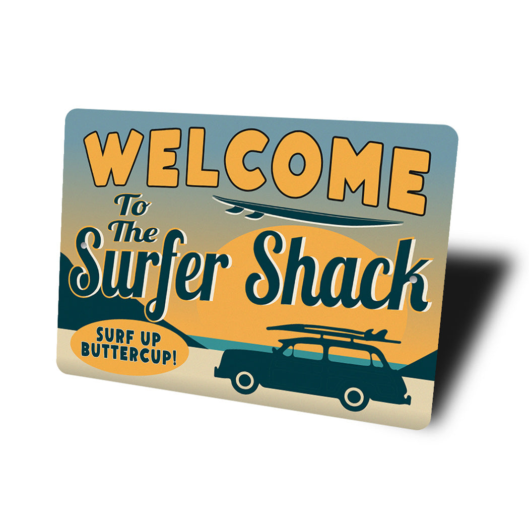 Retro Surf Shack Sign