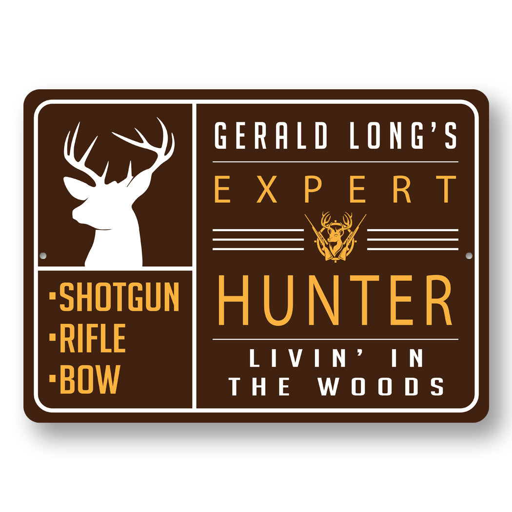 Expert Hunting Advise Sign