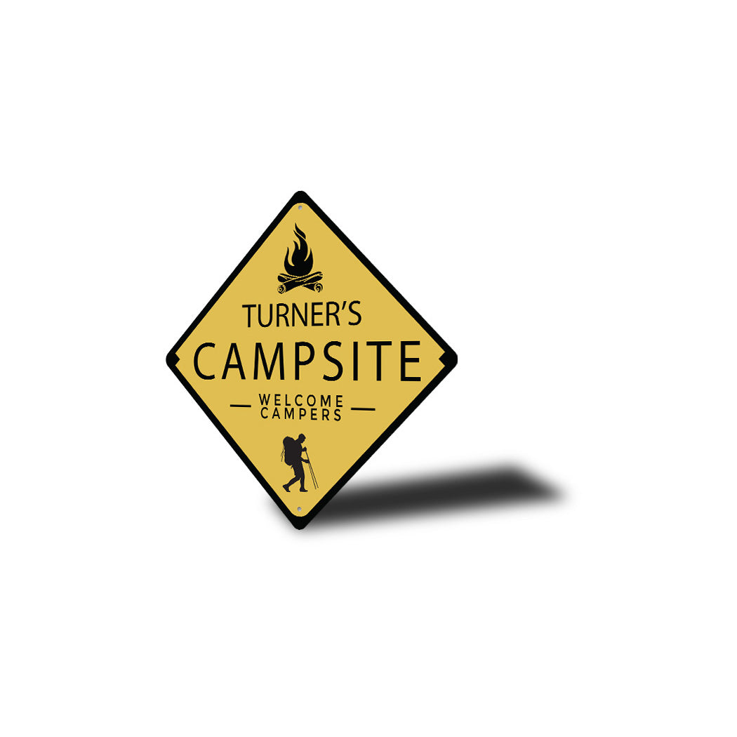 Custom Campsite Sign