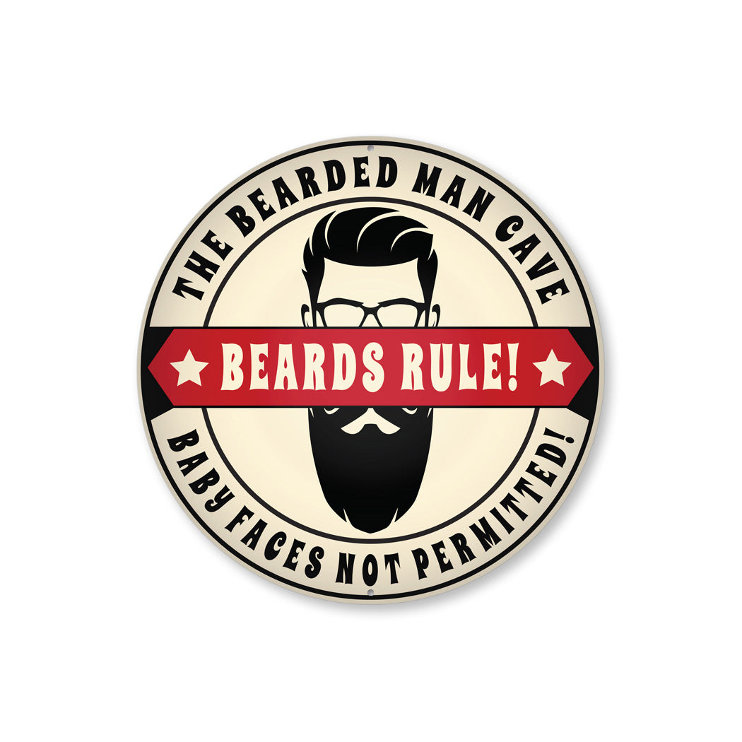 The Bearded Man Cave Sign