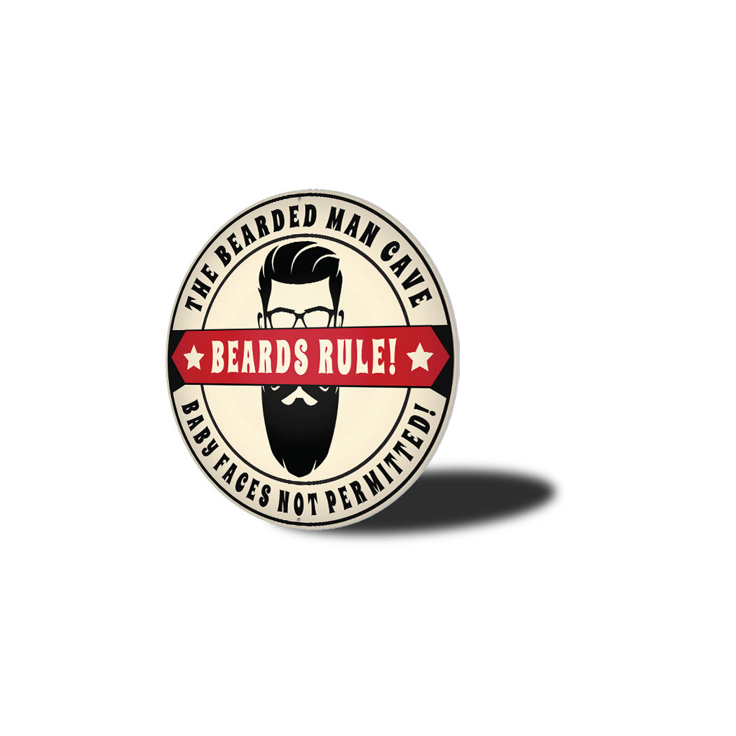 The Bearded Man Cave Sign