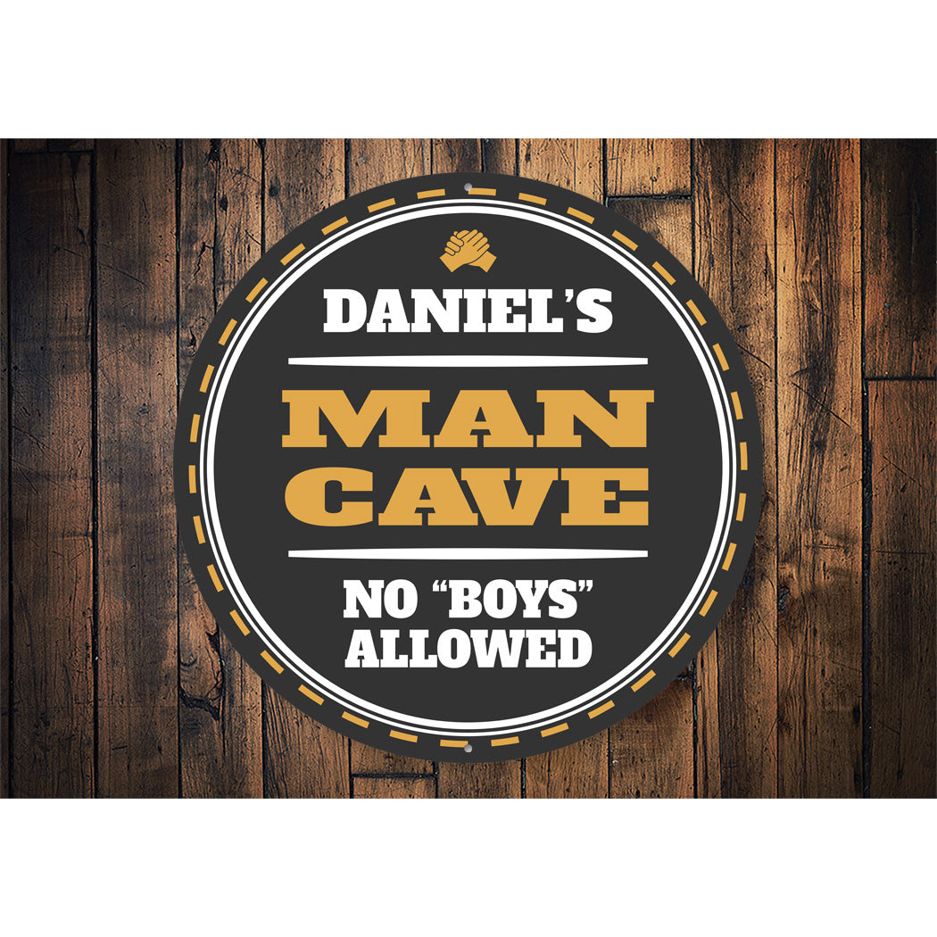 Kid Man Cave Sign