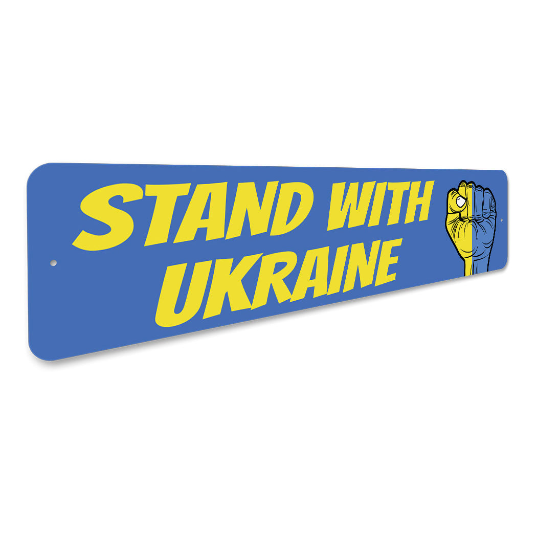 Stand With Ukraine Sign