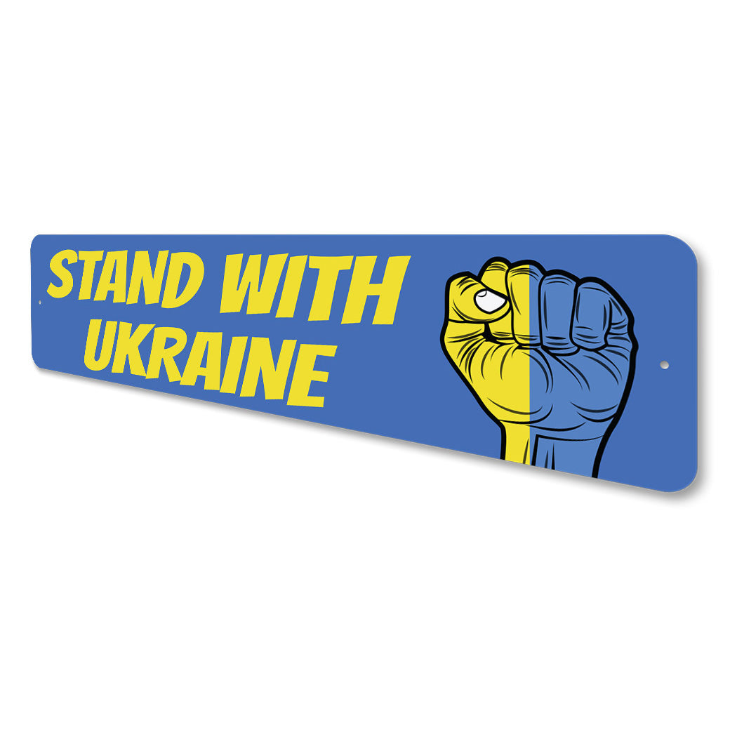 Stand With Ukraine Sign