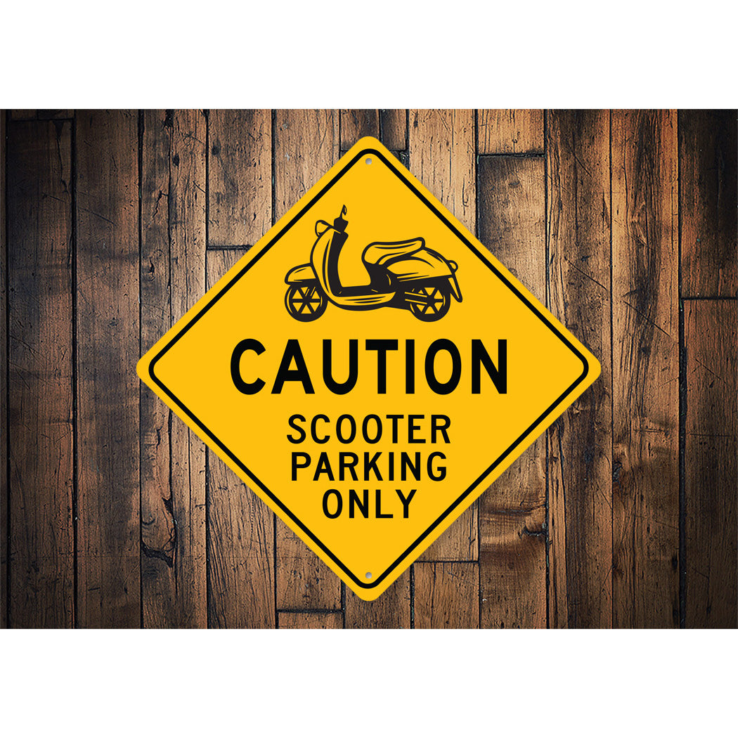 Scooter Parking Only Sign