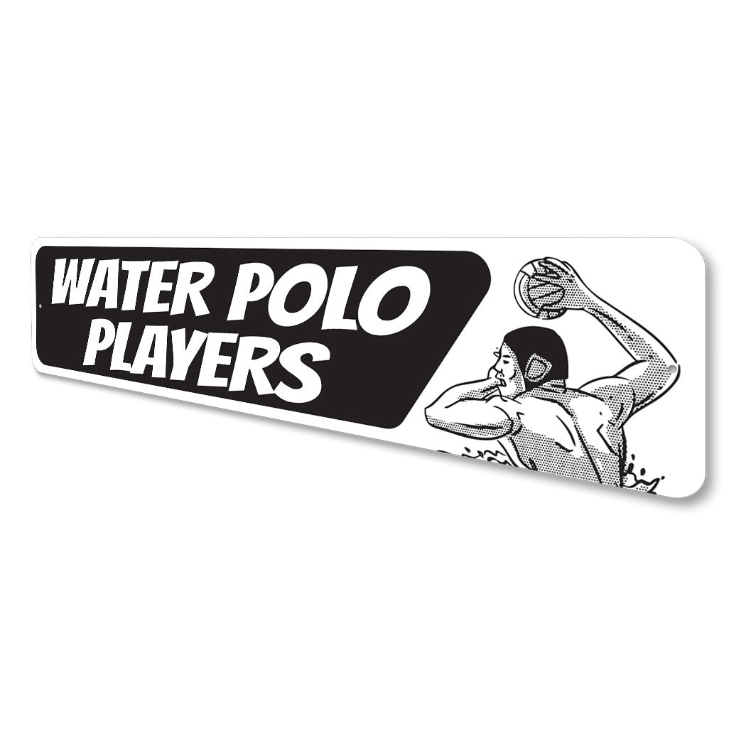 Water Polo Players Sign