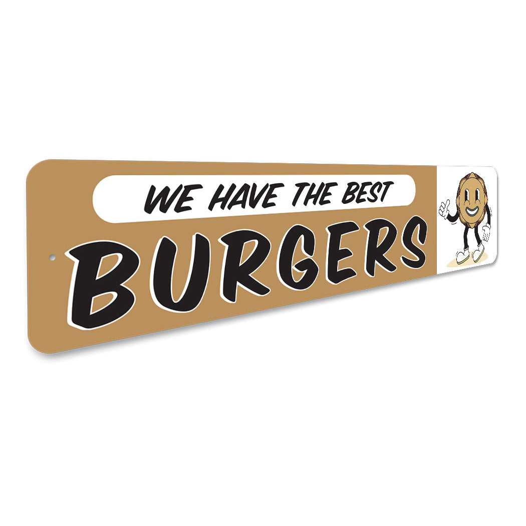 Retro Burger Grill Sign