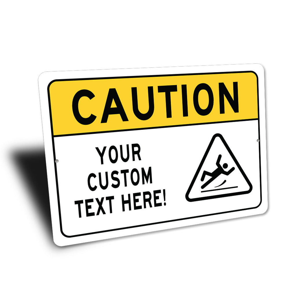 Caution Slippery Sign