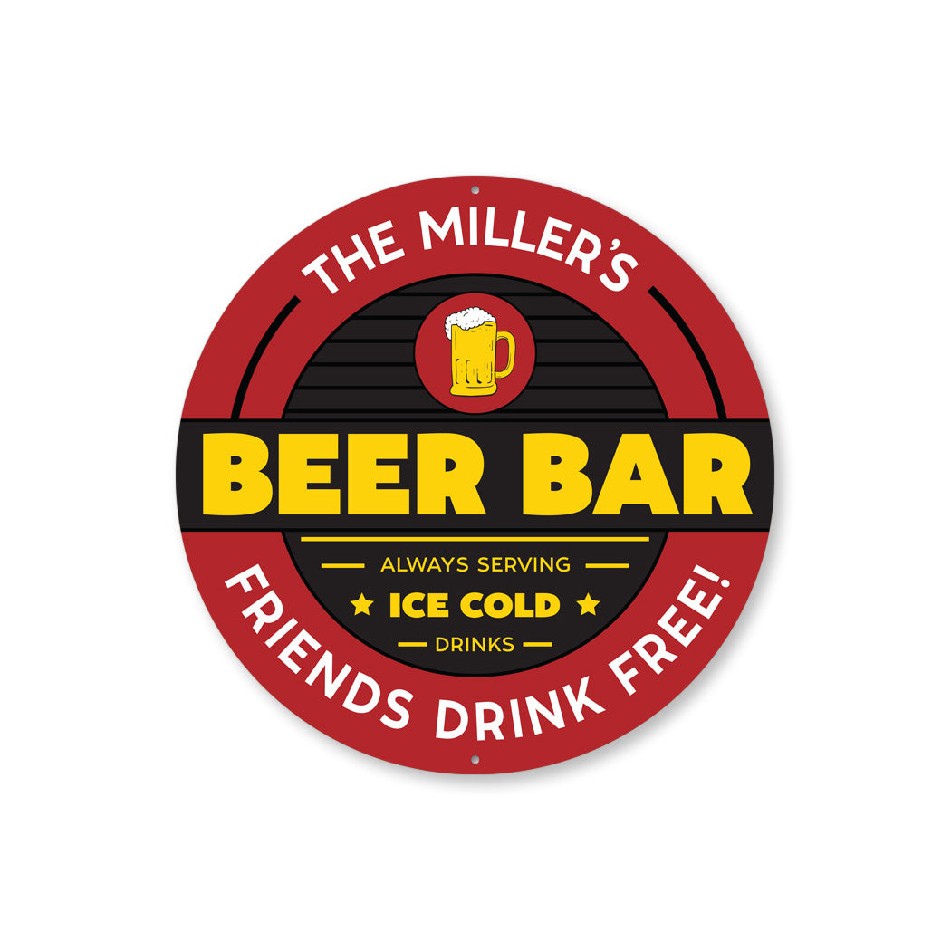 Custom Beer Bar Sign