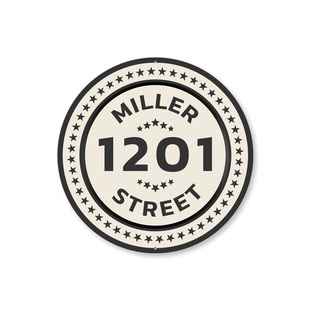 Custom Family Street Sign