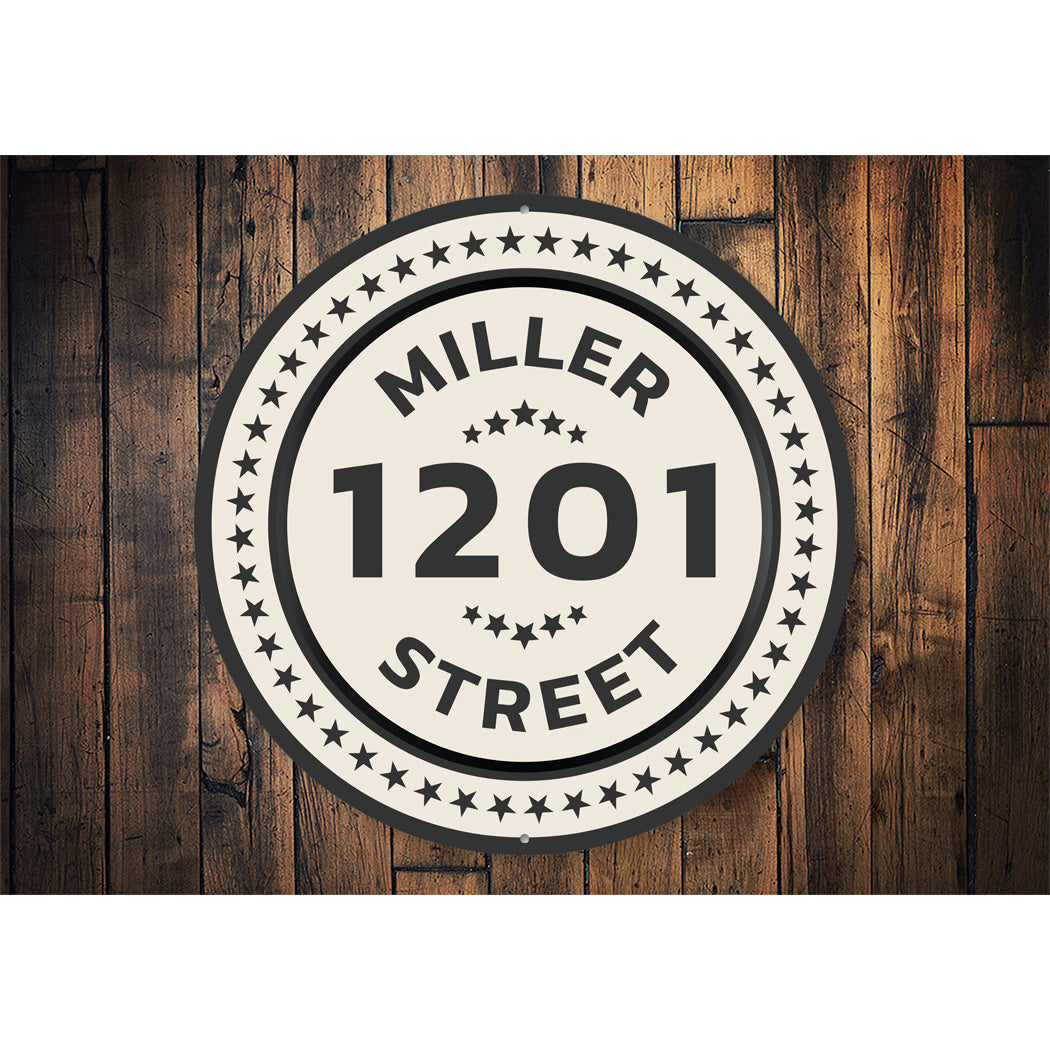 Custom Family Street Sign