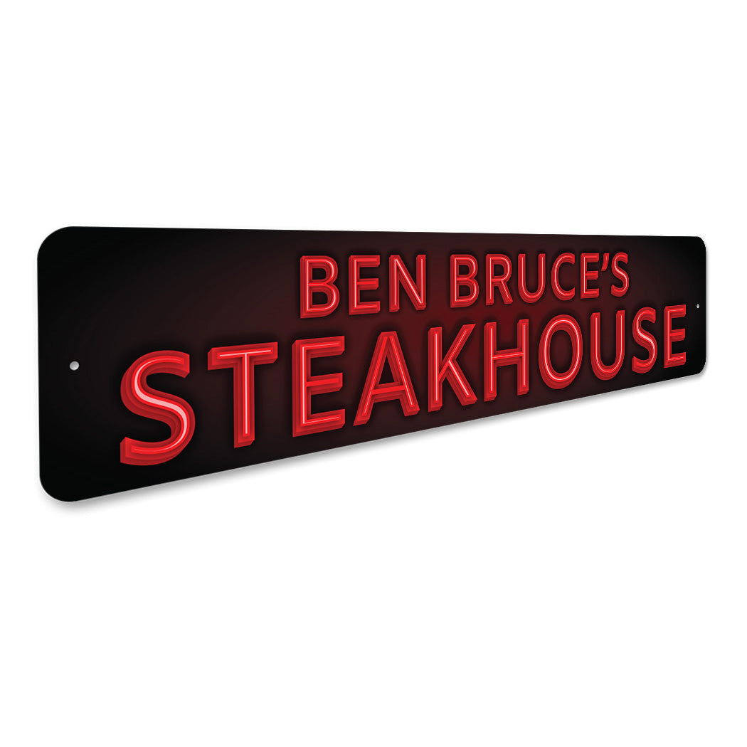 Custom Steakhouse Sign
