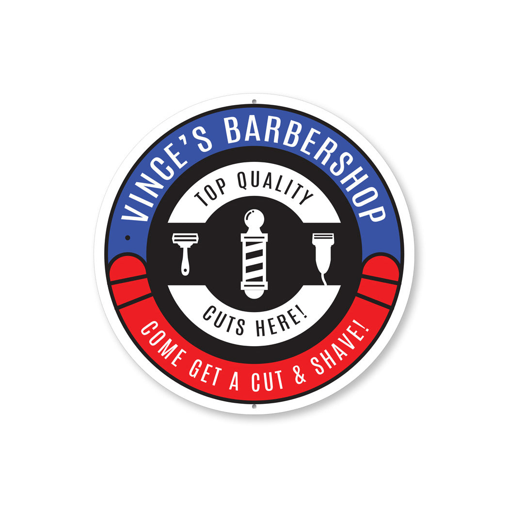Custom Barber Cuts Sign