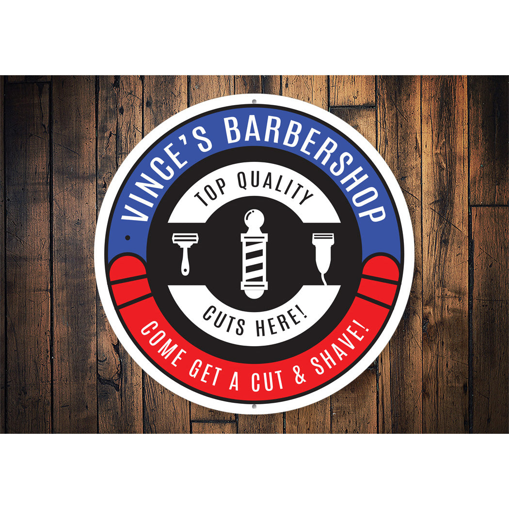Custom Barber Cuts Sign