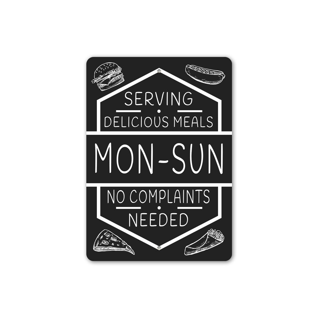 Mon Sun Service Sign