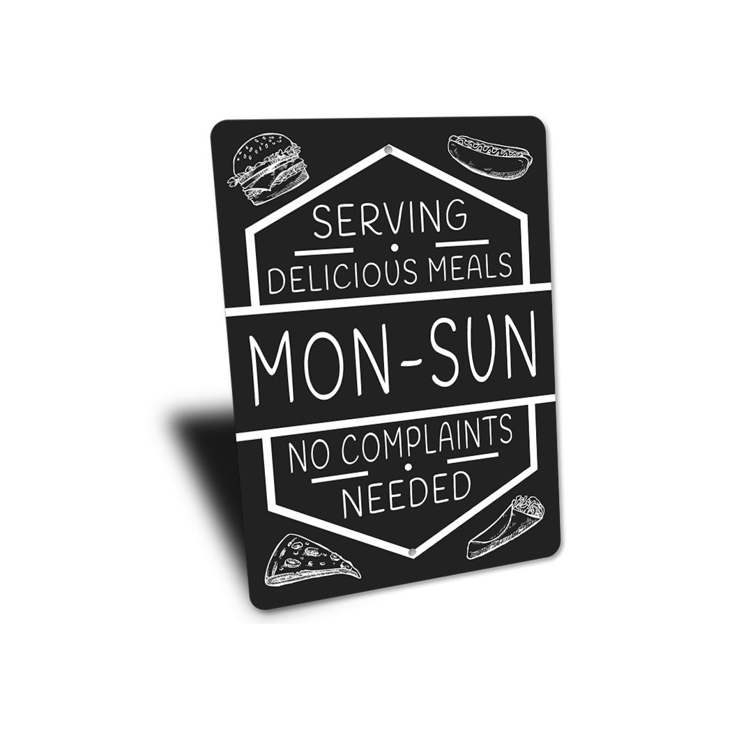 Mon Sun Service Sign