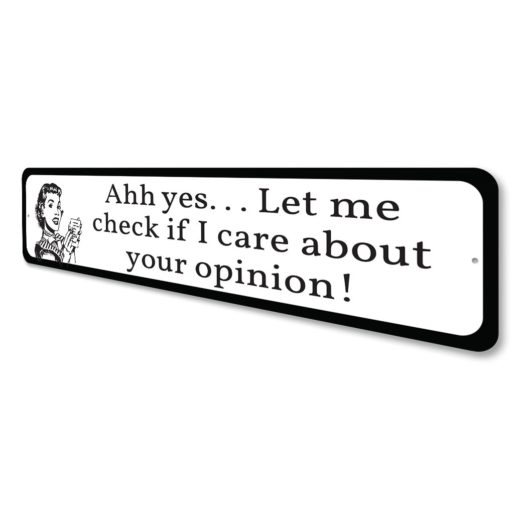 Retro Sarcasm Sign