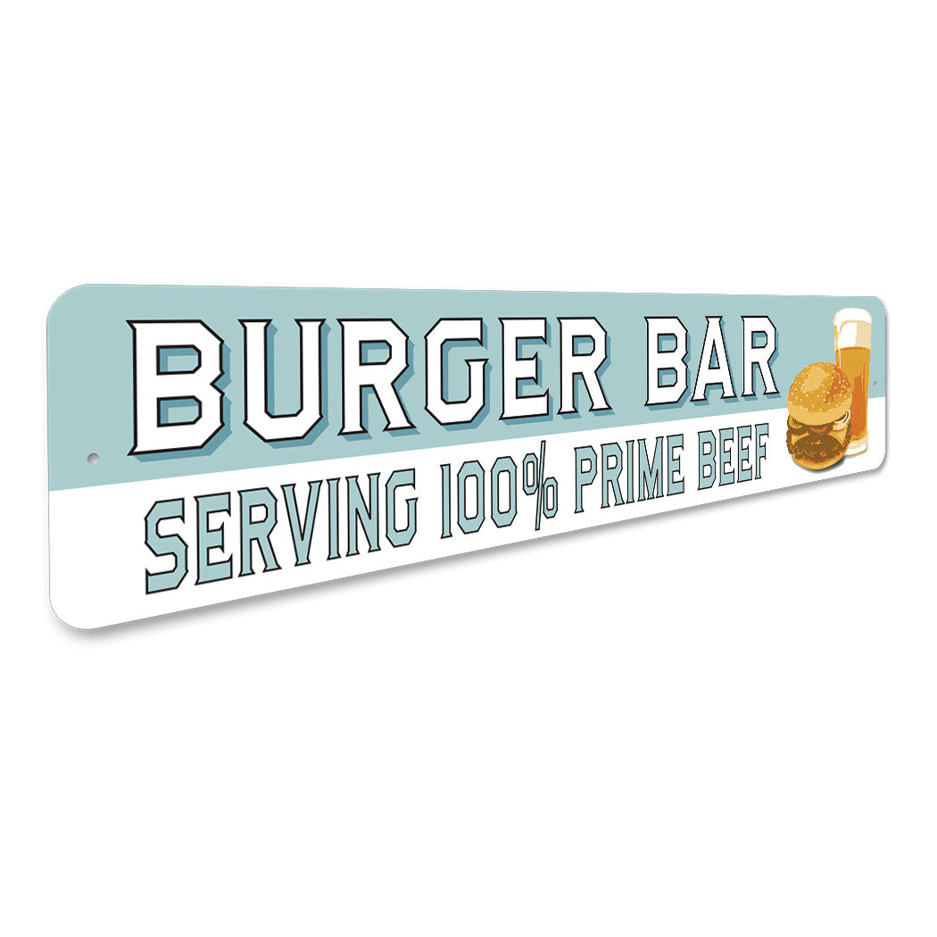 Prime Beef Burger Bar Sign