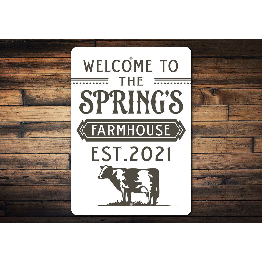 Farm Welcome Sign Sign