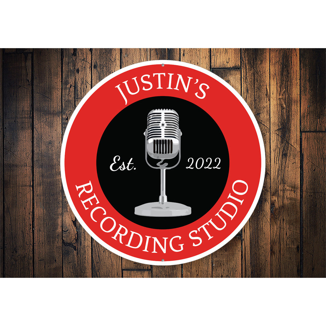 Recording Studio Sign