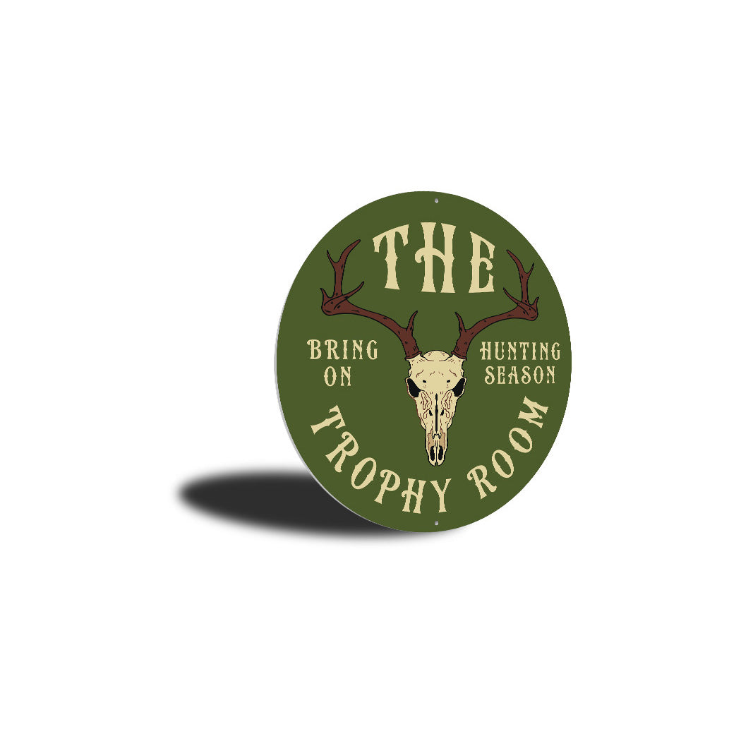 Hunting Trophy Room Sign