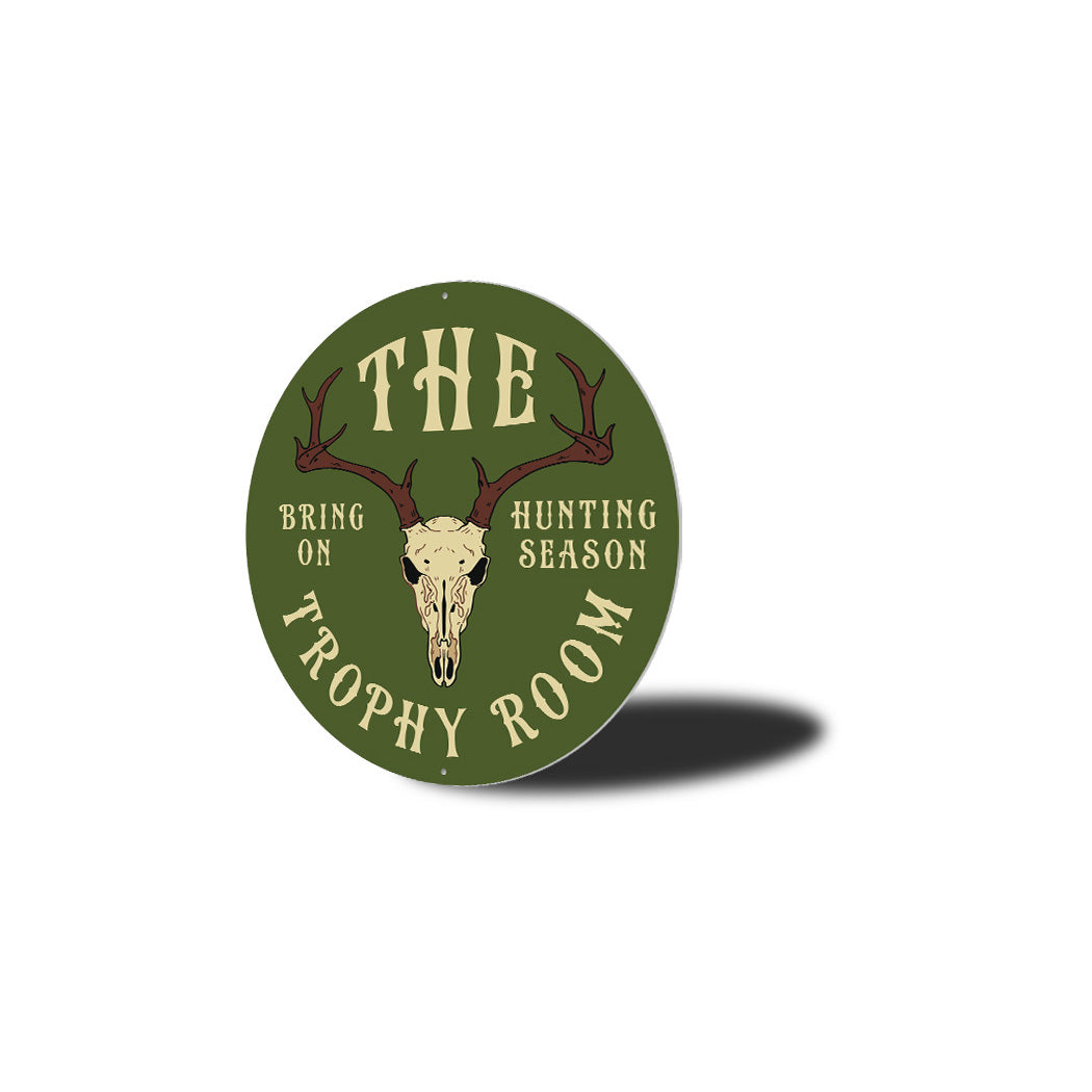 Hunting Trophy Room Sign