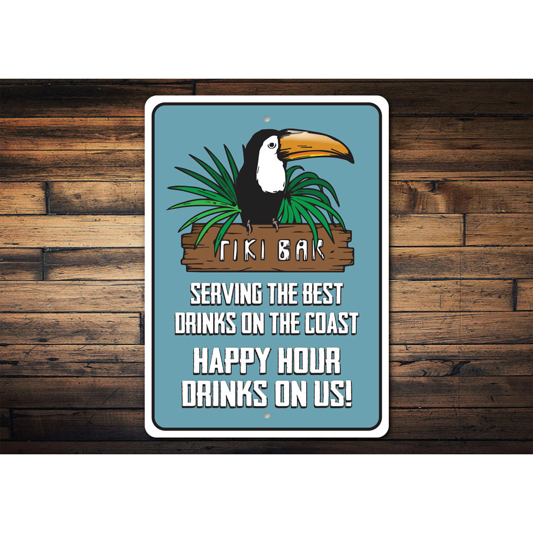 Coastal Tiki Bar Sign