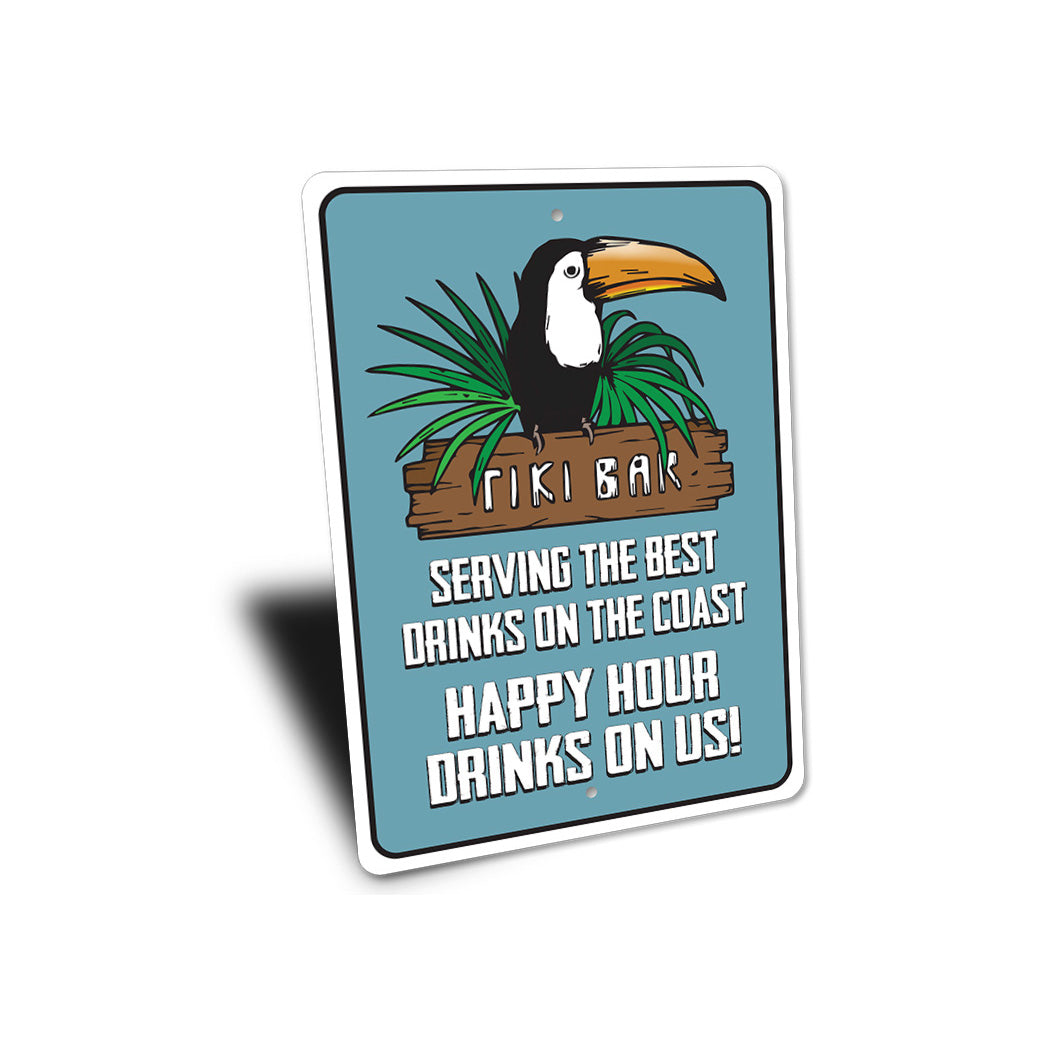 Coastal Tiki Bar Sign