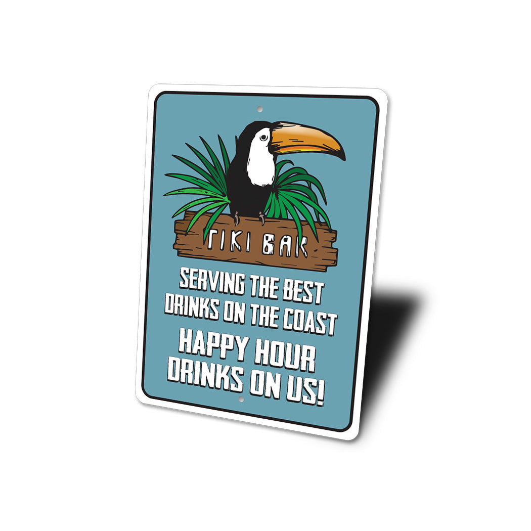 Coastal Tiki Bar Sign