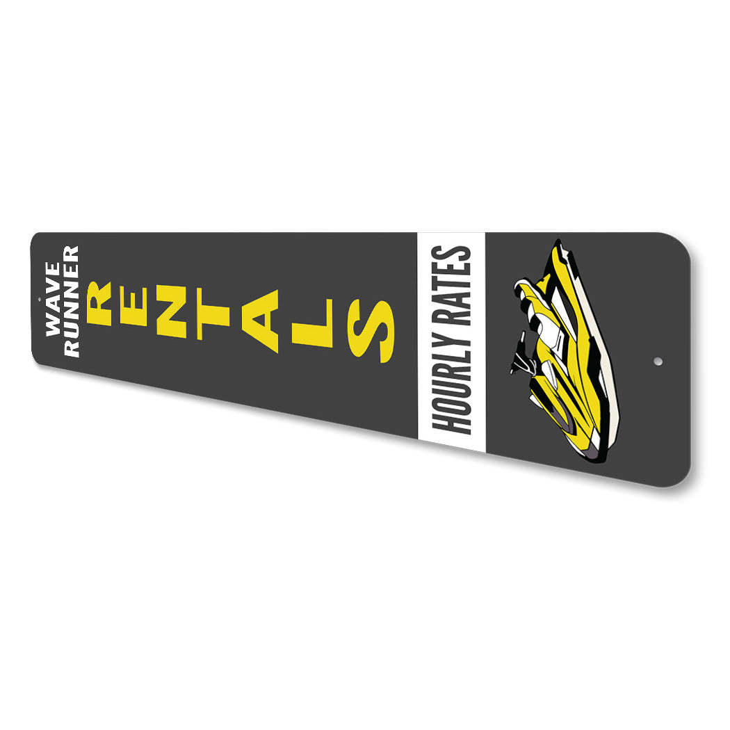 Wave Runner Rentals Sign