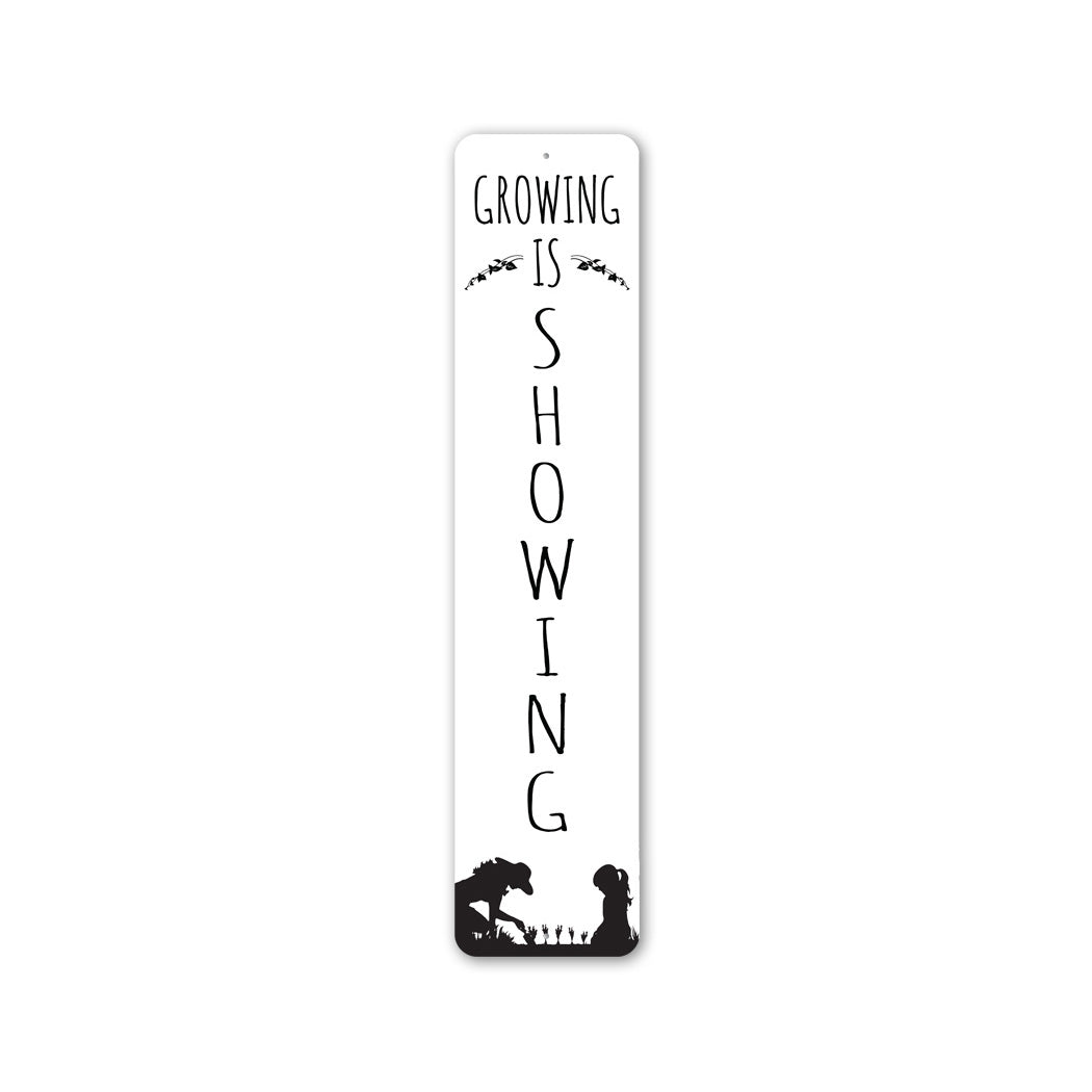 Mother Garden Growing Metal Sign