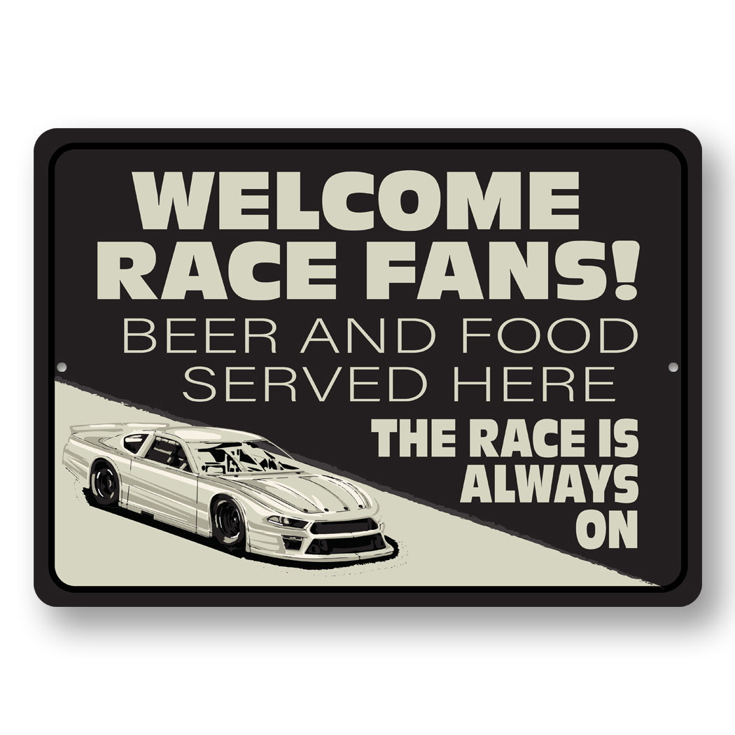 Racing Fan Lounge Sign
