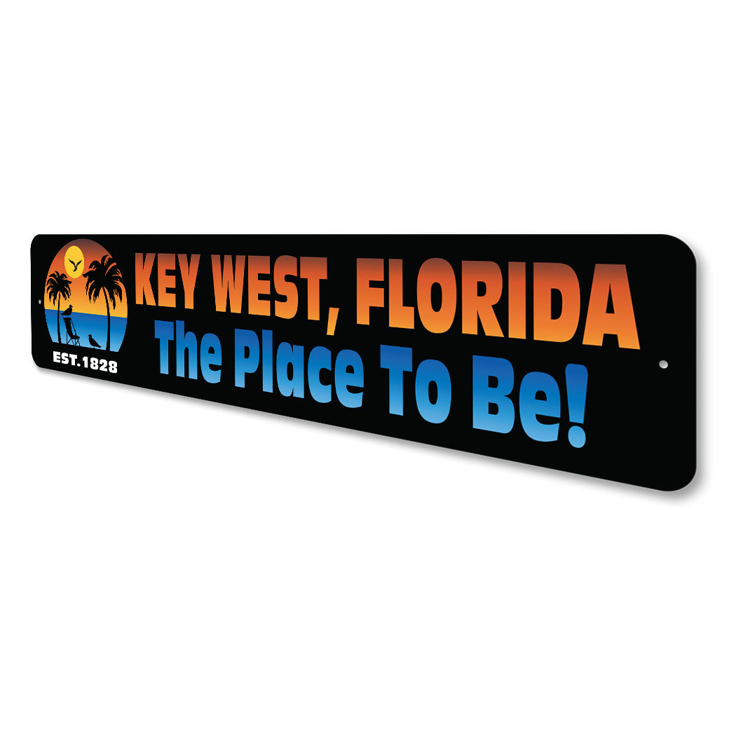Custom Coastal Est Date Sign
