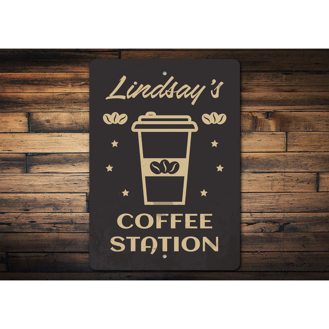 Custom Coffee Bar Sign