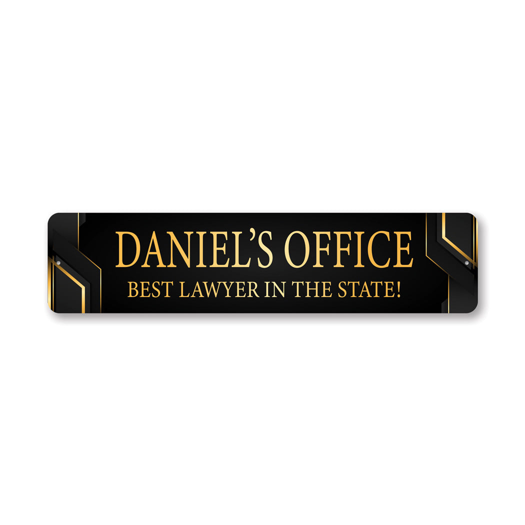 Best Lawyer In The State Metal Sign