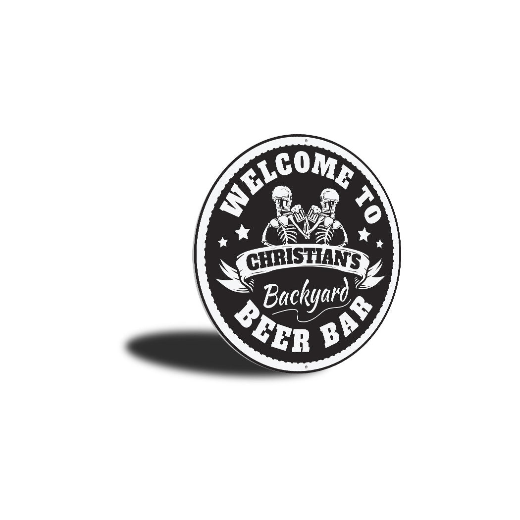 Backyard Beer Bar Sign